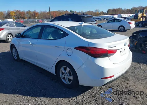 2015 Hyundai Elantra Se из США, поврежденный, VIN 5NPDH4AE8FH595901